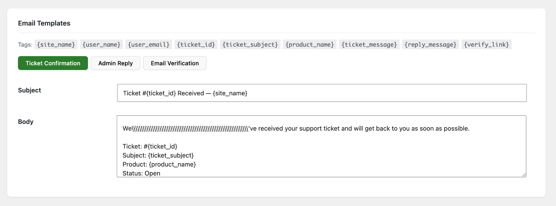 Email Templates